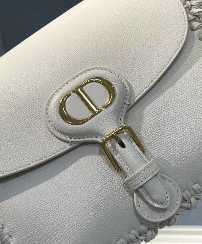 Christian Dior Medium Dior Bobby Bag Cream